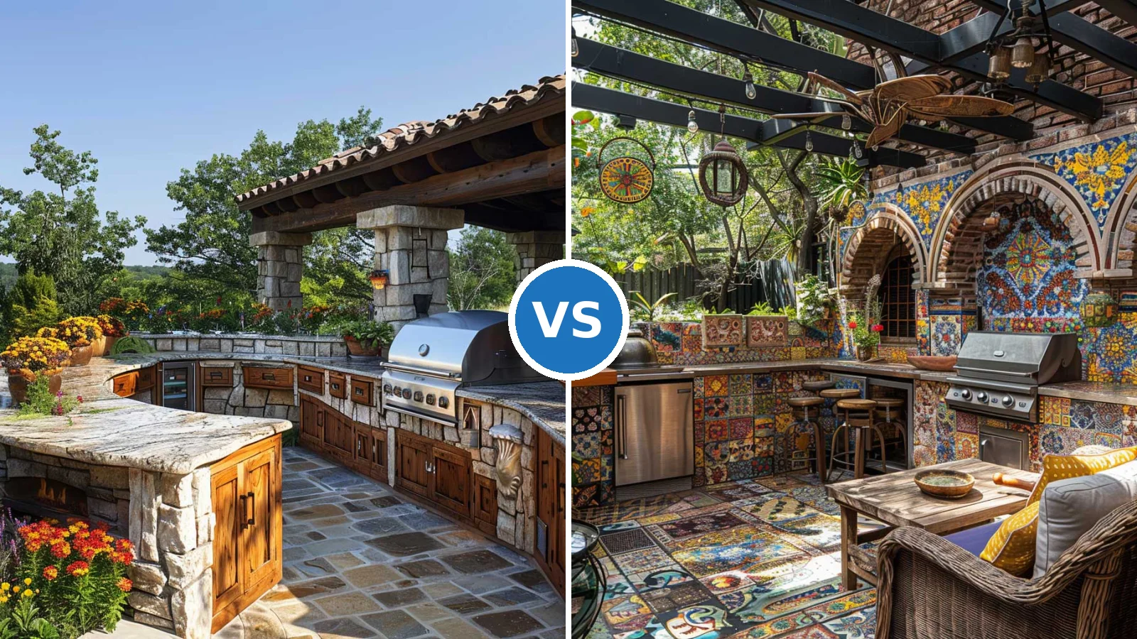 Brick vs Stone for a Backyard BBQ Area That Ages Well