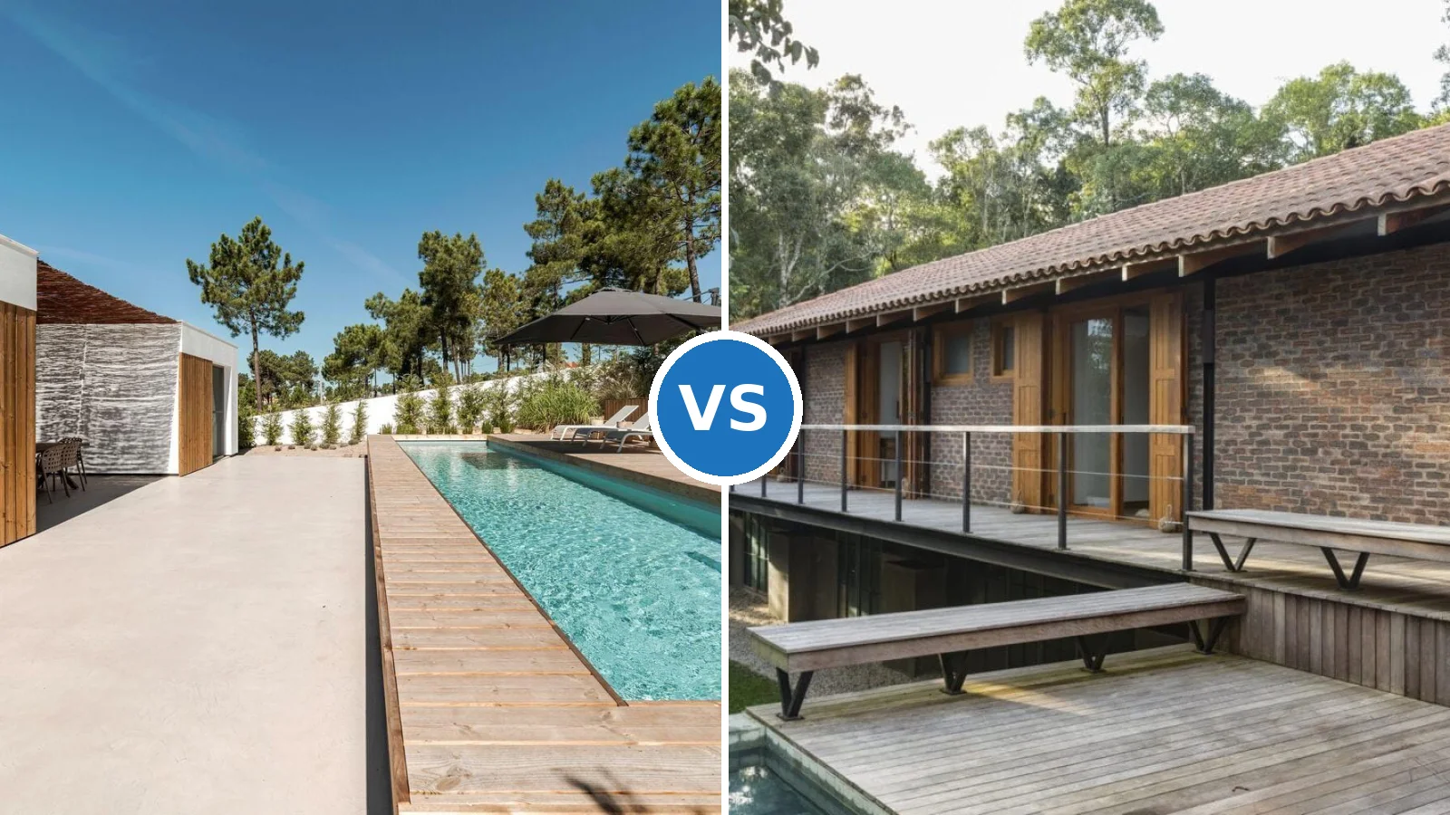 Concrete vs Brick House for a Sloped or Flat Suburban Lot