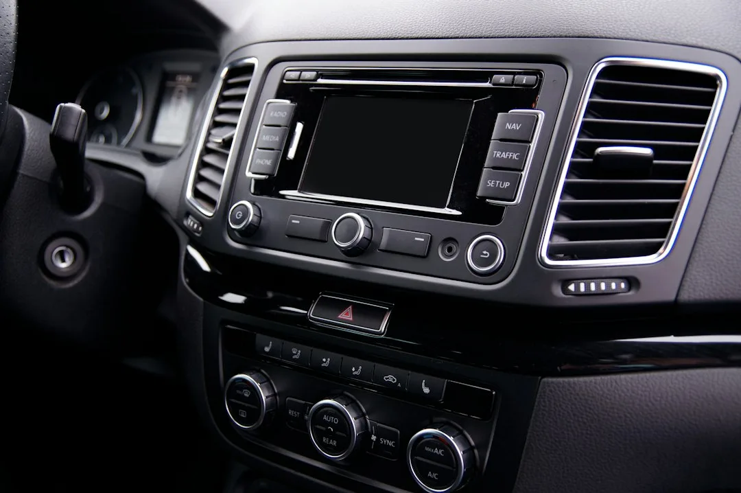 modern car infotainment touchscreen dashboard — Cars & Auto perspective 1