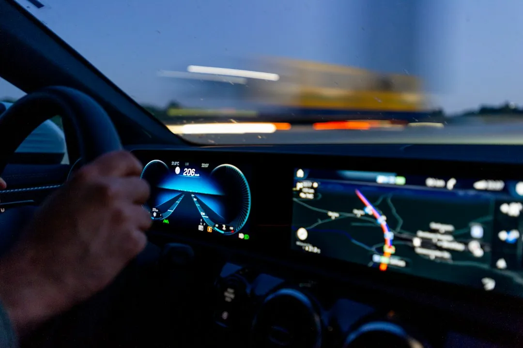 modern car infotainment touchscreen dashboard — Cars & Auto perspective 2