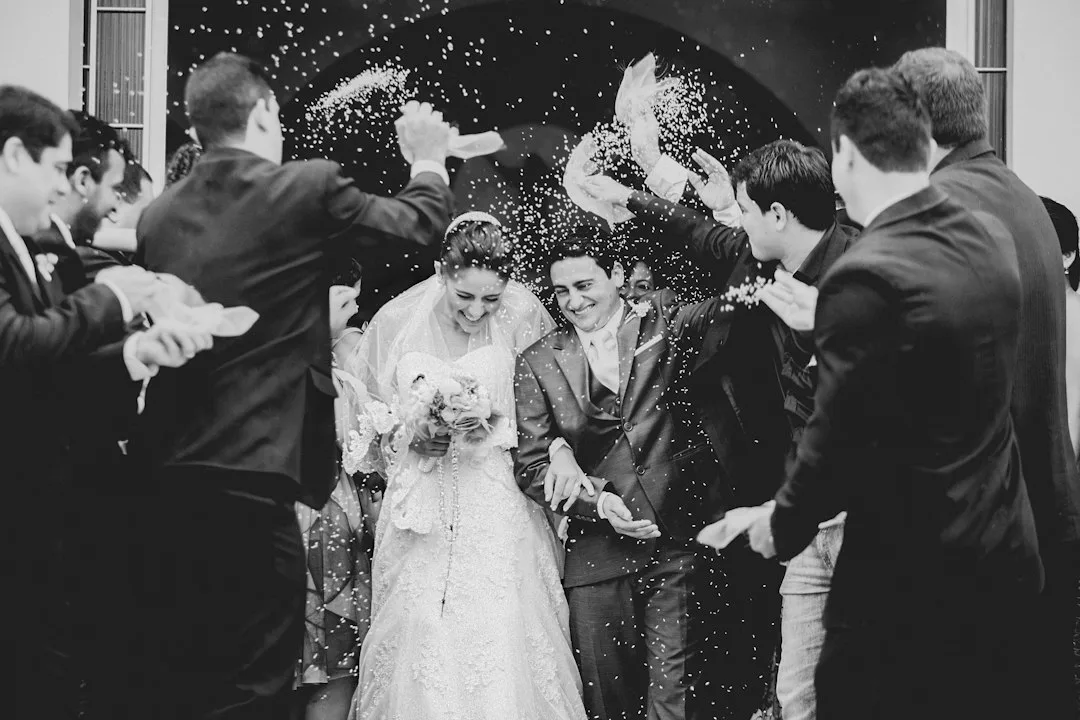 Bride walking down aisle with live orchestra processional music